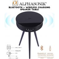 Sony Alphasonik 6 Powered 800W PRO DJ Amplified Loud Speaker Bluetooth USB SD Card AUX MP3 FM Radio PA System LED Ring Karaoke Feature Mic (Main Monitor, Band, Church, Party, Guitar Amp