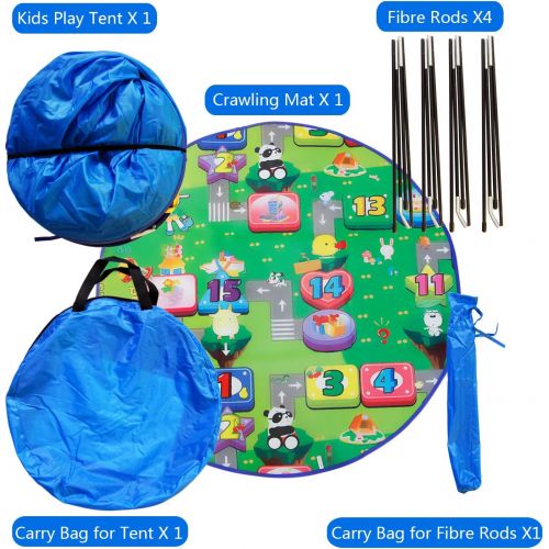  [아마존핫딜][아마존 핫딜] ALPIKA Play Tent Kids Toy Children Space Castle with Mat As Best Gift for Boys Girls for Toddler Playing