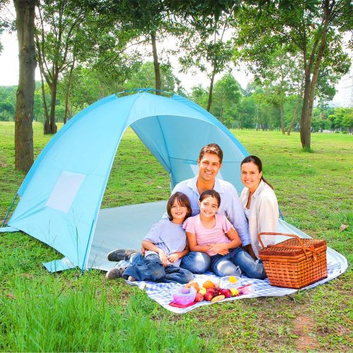  ALPIKA Beach Tent Sun Shelter UV Protection Easy Setup Tent for Outdoor