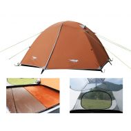 ALPS Luxe Tempo Lightweight 4 Person Tent for Backpacking Family Camping 7.7 lbs with Ridge Pole Gear Loft Rip-Stop Fabric Aluminum Poles