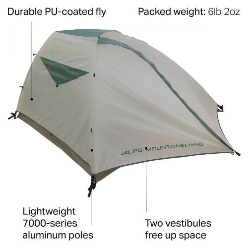  ALPS Mountaineering Ibex 3 Tent: 3-Person 3-Season