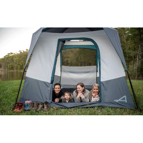  [아마존베스트]ALPS Mountaineering Camp Creek 6 Person Tent, Charcoal/Blue