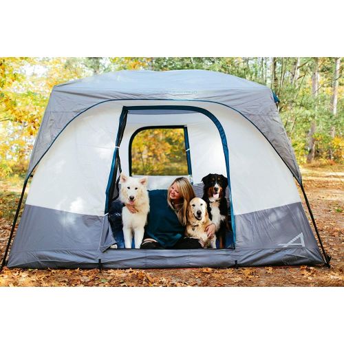  [아마존베스트]ALPS Mountaineering Camp Creek 6 Person Tent, Charcoal/Blue