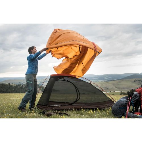  [아마존베스트]ALPS Mountaineering Zephyr 3-Person Tent, Copper/Rust