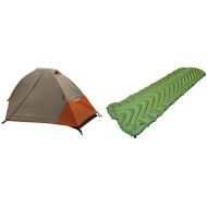 ALPS Mountaineering 5024617 Lynx 1-Person Tent and Klymit Static V Lightweight Sleeping Pad, Green/Char Black Bundle