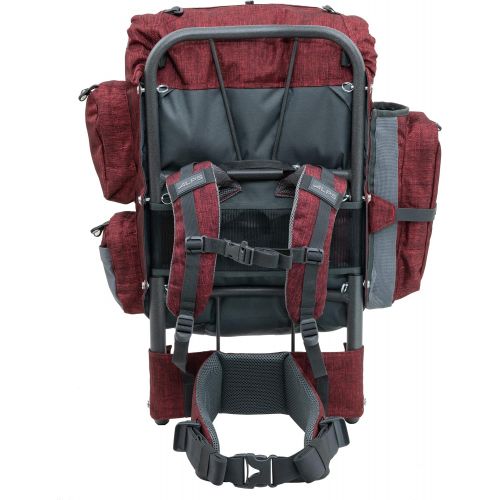  ALPS Mountaineering Rock 34L, Heather Red/Gray, 34 Liters