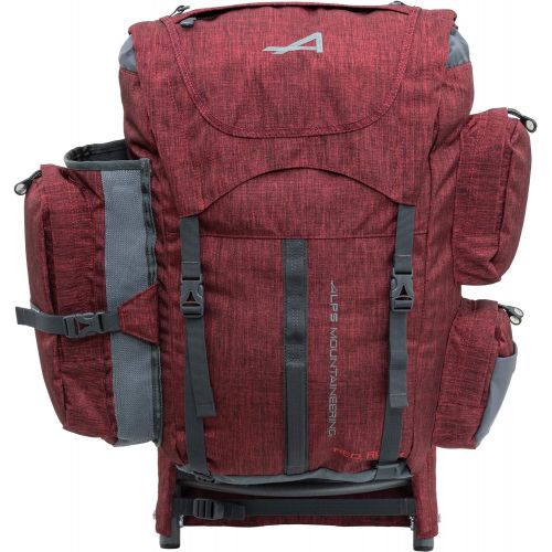  ALPS Mountaineering Rock 34L, Heather Red/Gray, 34 Liters