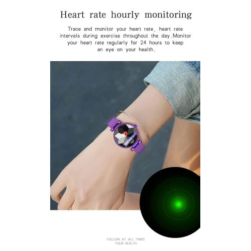 ALTRLP Fitness Activity Tracker Pedometer Waterproof Female Physiological Cycle Heart Rate Blood Pressure Blood Oxygen Monitor Sports Smart Bracelet(Green)