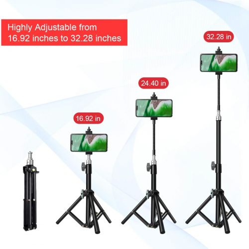  ALTSON 32-Inch Phone Tripod Stand for Video Recording, Vlogging/Streaming/Photography, Smartphone Tripod Stand, Sturdy and Lightweight Stand (Phone Tripod)