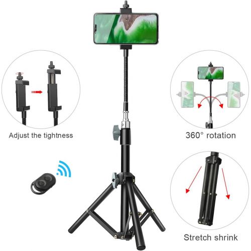  ALTSON 32-Inch Phone Tripod Stand for Video Recording, Vlogging/Streaming/Photography, Smartphone Tripod Stand, Sturdy and Lightweight Stand (Phone Tripod)