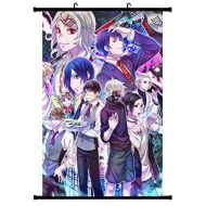 Brand: ALTcompluser Altcompluser Wall Scroll Wall Banner for Tokyo Ghoul Decorative Rolling Picture Fabric Poster Anime