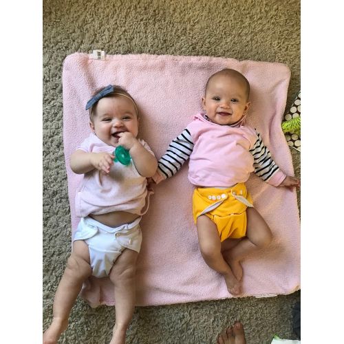  [아마존베스트]ALVABABY Baby Cloth Diapers One Size Adjustable Washable Reusable for Baby Girls and Boys 6...
