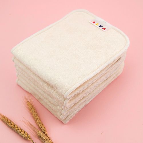  [아마존베스트]ALVABABY 5-Layers Diaper Inserts Viscose FromBamboo Liners/Super Water Absorbent For Cloth...