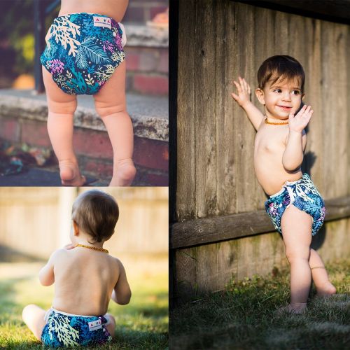  [아마존베스트]ALVABABY 5-Layers Diaper Inserts Viscose FromBamboo Liners/Super Water Absorbent For Cloth...