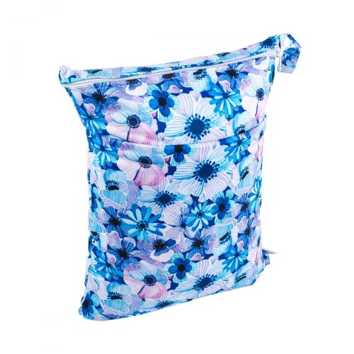  [아마존베스트]ALVABABY 2pcs Cloth Diaper Wet/Dry Bags|Waterproof Reusable with Two Zippered Pockets|Travel,...