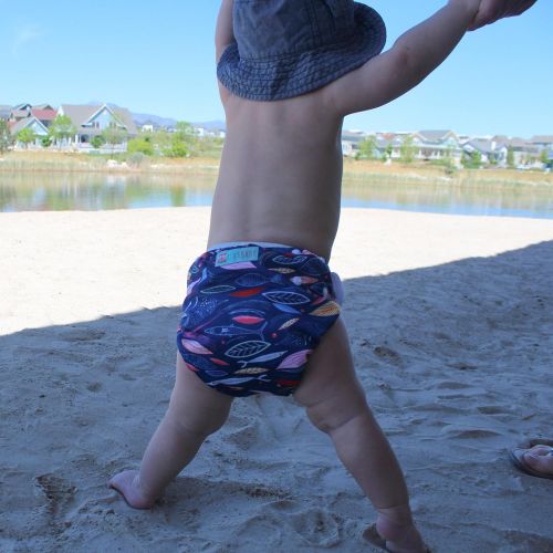  [아마존베스트]ALVABABY 2pcs Swim Diapers Reuseable Adjustable for Baby Gifts & Swimming Lessons