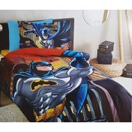 ALWAYS_CHEAPEST Batman Yellow Childrens Duvet Cover Quilt Cover Bedding Set Single/Twin Bedding for Boys 100% Cotton (3 PCS)