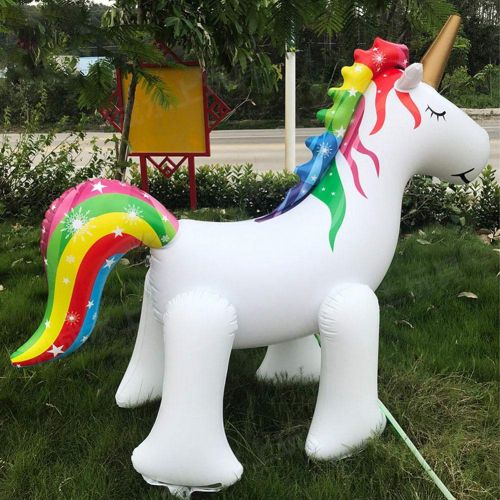  ALWOA Lijuan Qin Inflatable Animal Pattern Arch Sprinkler, Giant Yard Sprinkler for Archway Lawn Beach Outdoor, Summer Sprinkler Toy for Child Adult Baby Games Center