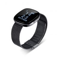 ALXDR Fitness Tracker Waterproof Smart Wristband Blood Pressure Heart Rate Monitor Sports Business Watch Multifuctional Bracelet,Yellow