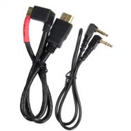 ALZO HDMI & Stereo Audio Cord Set for Canon 60D & Sony A580 Cameras