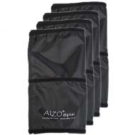 ALZO Fabric Flag for Drum Overhead Light (Set of 4, Black)