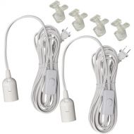 ALZO 24' Switched Cord for China Ball Overhead Lights?(2-Pack)