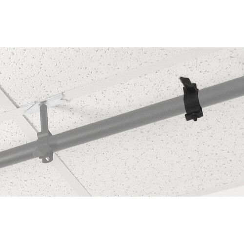  ALZO Suspended Drop Ceiling Mounting Bar for Stage Lights (Black Cord)