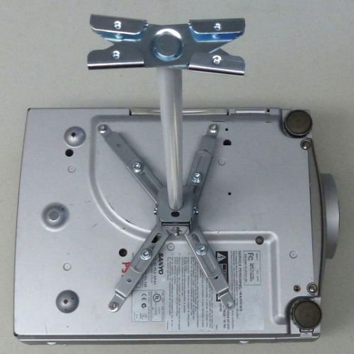  [아마존베스트]ALZO digital ALZO Suspended Drop Ceiling Video Projector Mount with Scissor Clamp for T-Bar Attachment