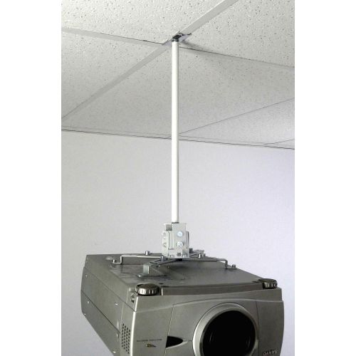  [아마존베스트]ALZO digital ALZO Suspended Drop Ceiling Video Projector Mount with Scissor Clamp for T-Bar Attachment