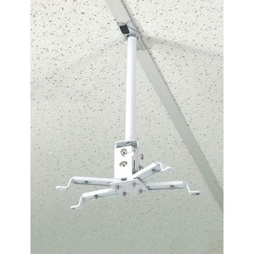  [아마존베스트]ALZO digital ALZO Suspended Drop Ceiling Video Projector Mount with Scissor Clamp for T-Bar Attachment