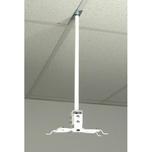  [아마존베스트]ALZO digital ALZO Suspended Drop Ceiling Video Projector Mount with Scissor Clamp for T-Bar Attachment