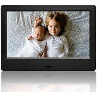 7 Inch Digital Picture Frame, Using USB or SD to Play Photos/Videos/Music, HD IPS Displays Photo Frames with Remote Control, Easys to Use, Gifts for Mom&Dad