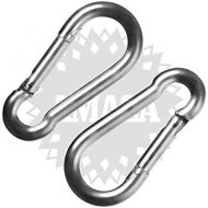 AMACA HAENGEMATTEN DEUTSCHLAND GMBH AMACA Doppelpack Hangesessel Karabiner bis 200 Kg belastbar