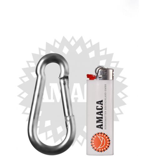  AMACA HAENGEMATTEN DEUTSCHLAND GMBH AMACA Doppelpack Hangesessel Karabiner bis 200 Kg belastbar