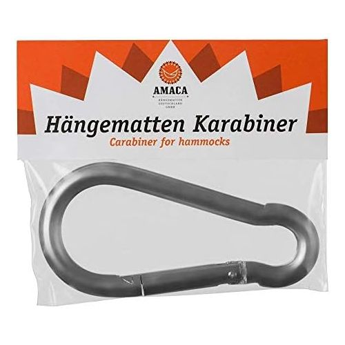  AMACA HAENGEMATTEN DEUTSCHLAND GMBH AMACA Hangematten Karabiner bis 250 Kg belastbar