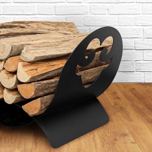  Amagabeli GARDEN & HOME Amagabeli Bucket for Fireplace + Bundle + Fireplace Log Holder Firewood Basket