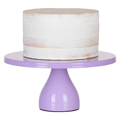  AMALFI DEECOR Amalfi Decor 12 Inch Cake Stand, Dessert Cupcake Pastry Candy Display Plate for Wedding Event Birthday Party, Round Modern Metal Pedestal Holder, Rose Gold