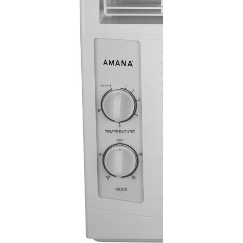  AMANA 5,000 BTU 115V Window-Mounted Air Conditioner with Mechanical Controls, White