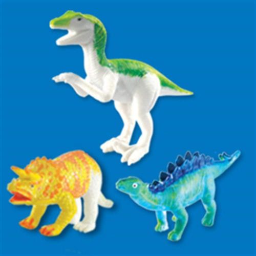  AMAV Toys 3D Painting-Dinosaurs Arts & Crafts for Kids Age 4+. 6 Colors to Paint with for Dinosaur Lovers & A Perfect Artistic Activity. Ideal Gift