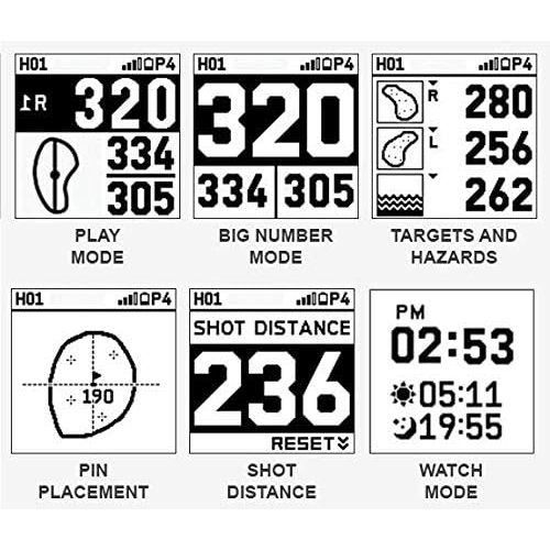  [아마존베스트]AMBA7 GolfBuddy Voice X GPS/Rangefinder Bundle with Belt Clip, 5 Ball Markers and 1 Magnetic Hat Clip