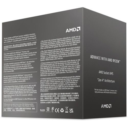  AMD Ryzen 7 8700F 4.1 GHz Eight-Core AM5 Processor