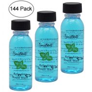 AMENITIES DEPOT 144 Bottles per Case,1 Fl Ounce/30ml,Long Lasting Mint Mouth...