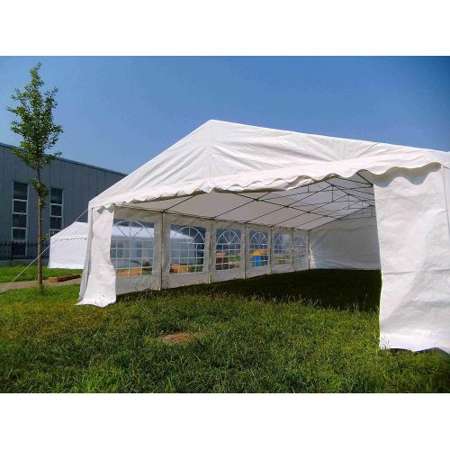  AMERICAN PHOENIX Party Tent 40x20 Heavy Duty Large White Commercial Fair Shelter Wedding Events Canopy Tent (White, 20x40)