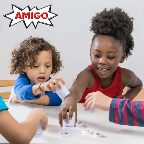  [아마존베스트]Amigo Games AMI18002 CLACK! Kids Magnetic Stacking Game with 36 Magnets