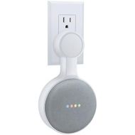 [아마존베스트]AmorTek AMORTEK Outlet Wall Mount Holder for Google Home Mini, A Space-Saving Accessories for Google Home Mini Voice Assistant (White)