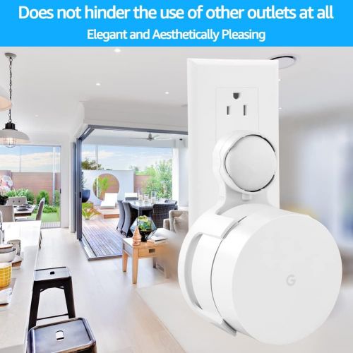  [아마존베스트]AMORTEK Google WiFi Wall Mount 3 Pack, WiFi Accessories for Google WiFi 1st Gen System and Google WiFi Router Without Messy Wires or Screws (White(3 Pack))