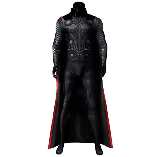  할로윈 용품AMOTONG Thor Jumpsuits Superhero Costume Polyester Adult Cosplay Costume Deluxe Outfit for Men