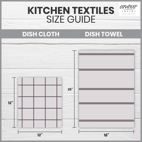  AMOUR INFINI Cotton Terry Kitchen Dish Cloths Set of 8 12 x 12 Inches Super Soft and Absorbent 100% Cotton Dish Rags Perfect for Household and Commercial Uses Green