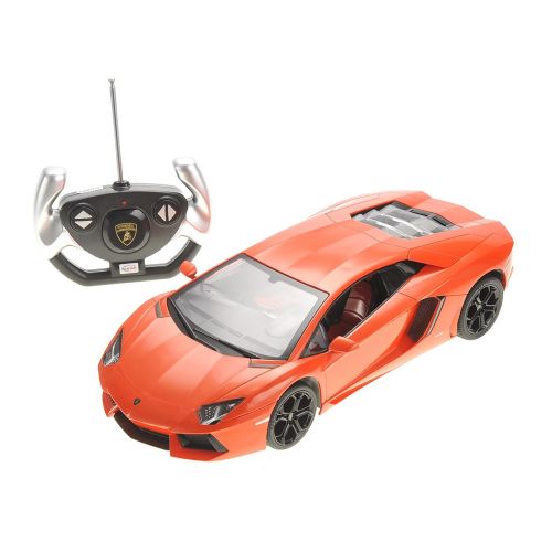  AMPERSAND SHOPS Remote Control Licensed Car 10 1:14 Lamborghini Aventador LP700 (Orange)