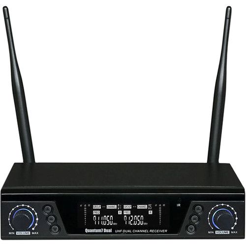  AMT Q7-P800 Dual-Channel Q7 Receiver and Single Transmitter Wireless System for Trumpet (Off-the-Bell, 900 MHz)